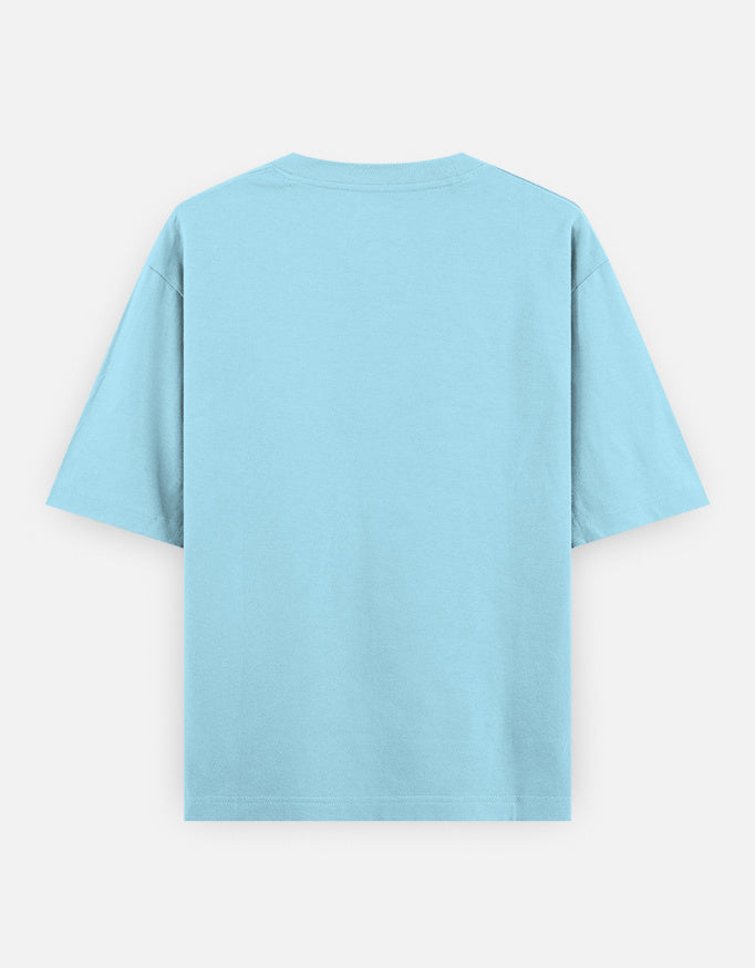 oversized T-shirt with Strength script text design – motivational streetwear for men
