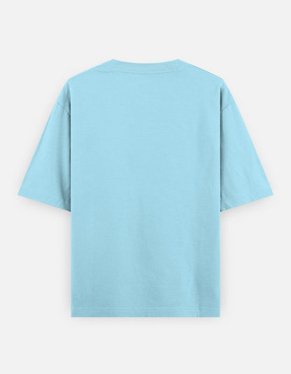 oversized T-shirt with Strength script text design – motivational streetwear for men
