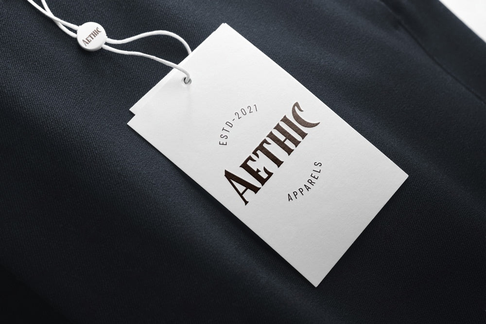 Matrix graphic print sweatshirt in dark blue by Aethic Apparels, made with 100% cotton fleece and unisex regular fit