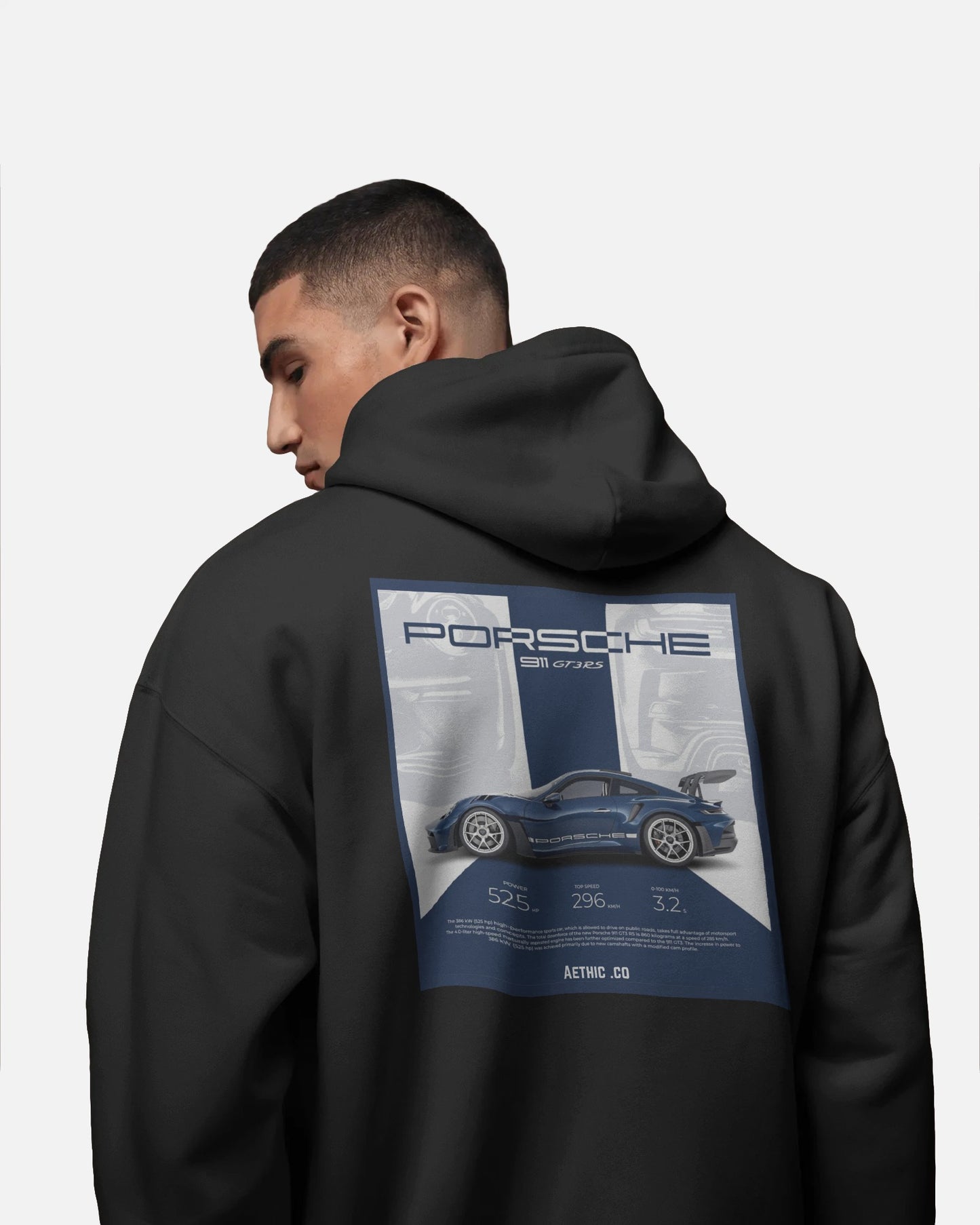 Porsche 911 GT3 RS Graphic Hoodie | Aethic Apparels